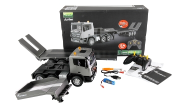 22674 G836E Zugmaschine mit Tieflader 1:24 RTR